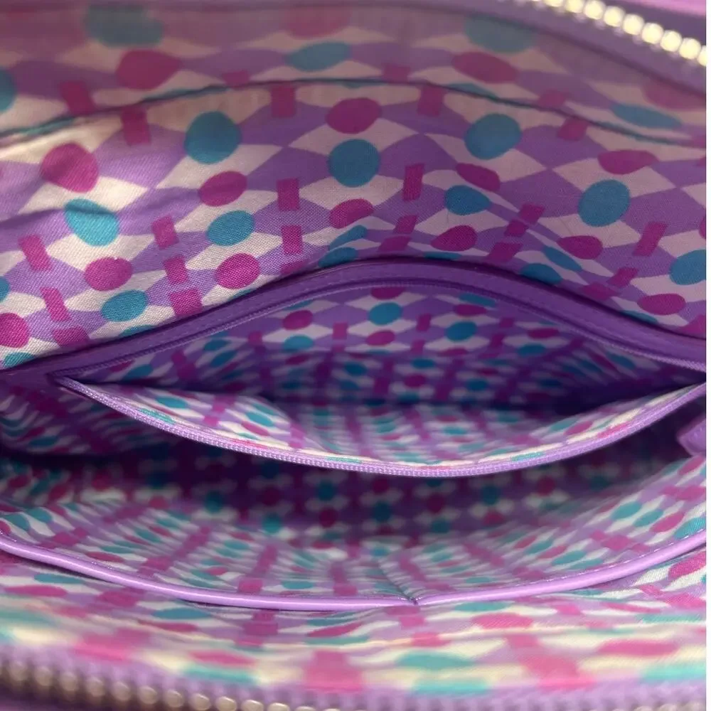 Vera Bradley‎ Women's Lilac Composition Satchel Adjustable Straps